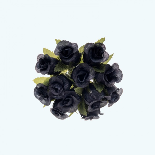 2.5" Diameter Poly Roses 12X12 | Black
